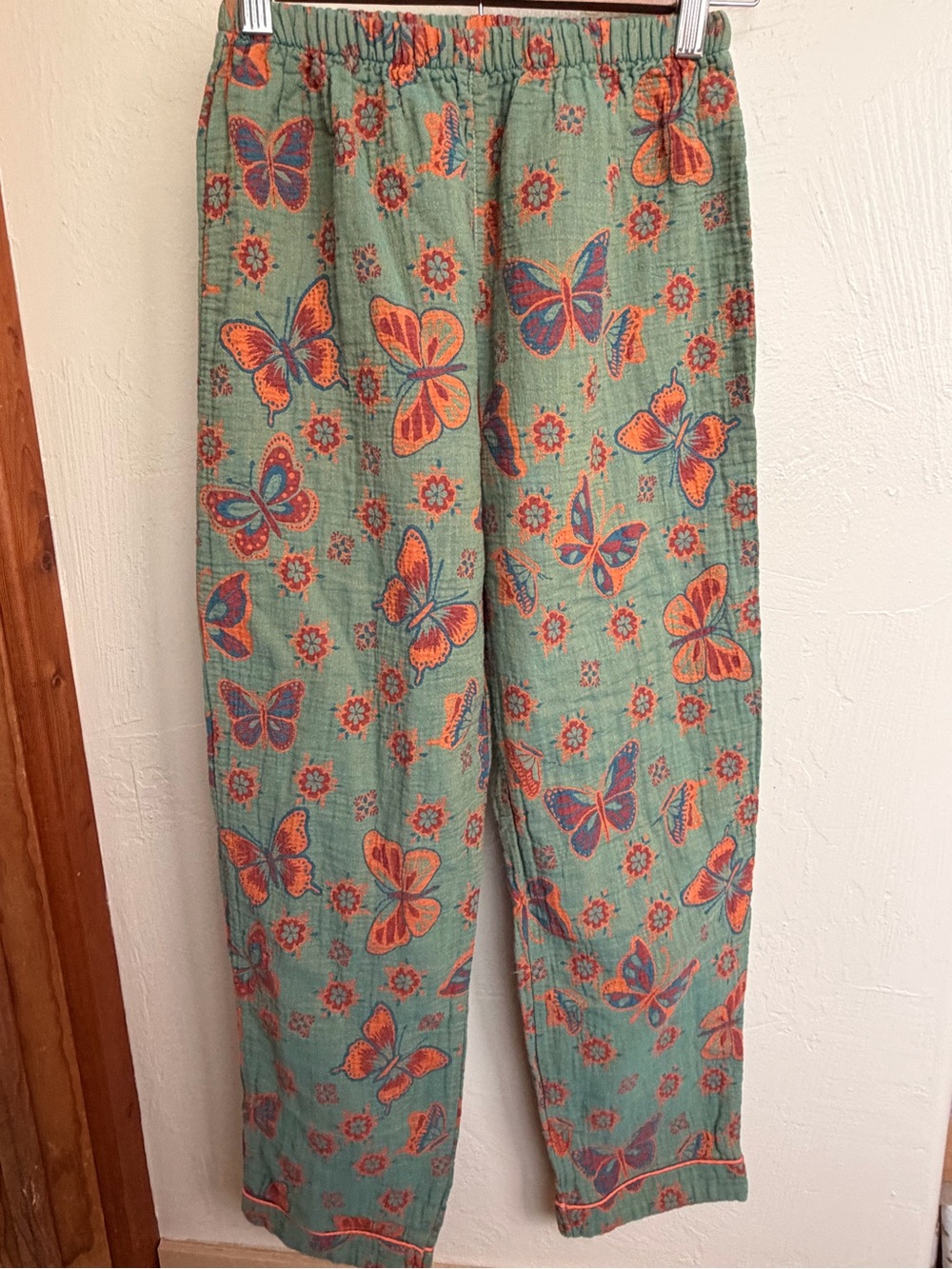 Green Butterfly Pants